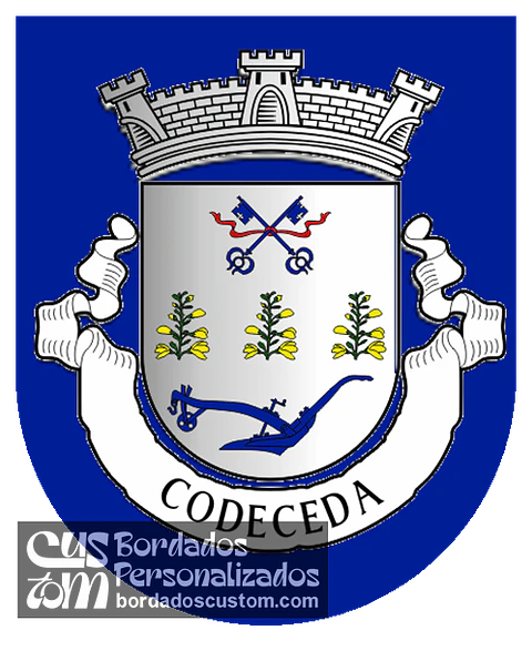 Emblema Bordado Antiga Freguesia de Codeceda (Vila Verde, Braga)