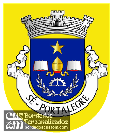 Emblema Bordado Antiga Freguesia de Sé (Portalegre, Portalegre)