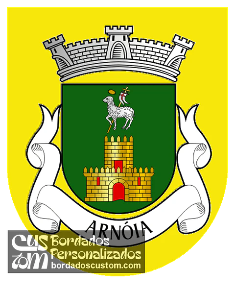 Emblema Bordado Freguesia de Arnóia (Cabeceiras de Basto, Braga)