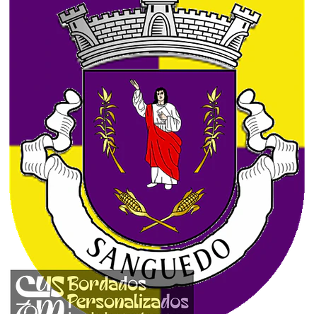 Emblema Bordado Freguesia de Sanguedo (Santa Maria da Feira, Aveiro) 1