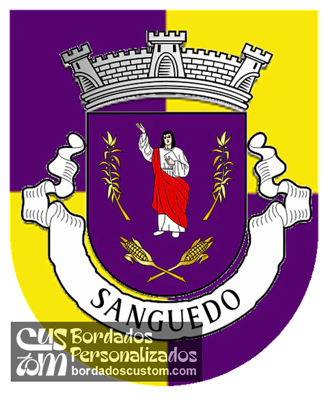 Emblema Bordado Freguesia de Sanguedo (Santa Maria da Feira, Aveiro)
