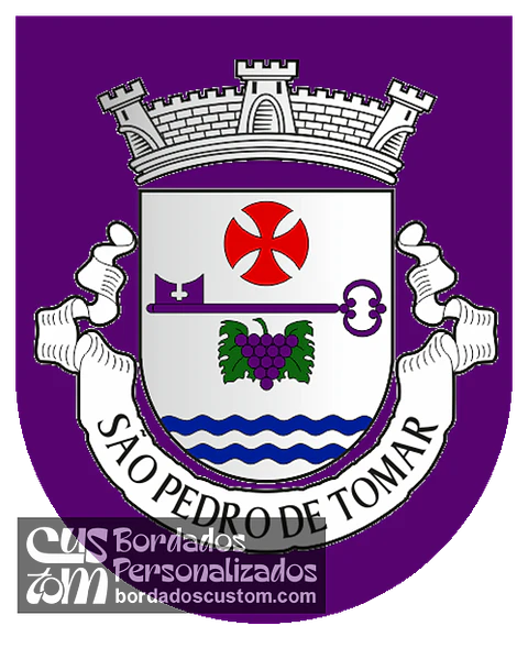 Emblema Bordado Freguesia de São Pedro de Tomar (Tomar, Santarém)