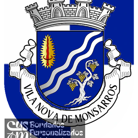 Emblema Bordado Freguesia de Vila Nova de Monsarros (Anadia, Aveiro) 1