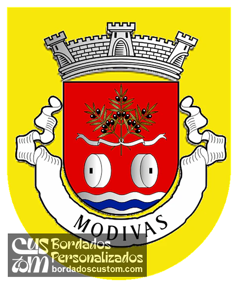 Emblema Bordado Freguesia de Modivas (Vila do Conde, Porto)