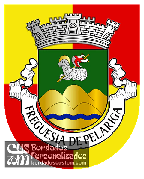 Emblema Bordado Freguesia de Pelariga (Pombal, Leiria)