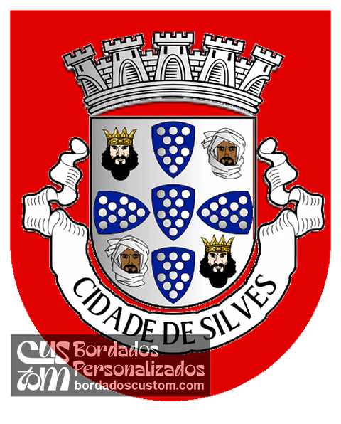 Emblema Bordado Município de Silves (Faro)