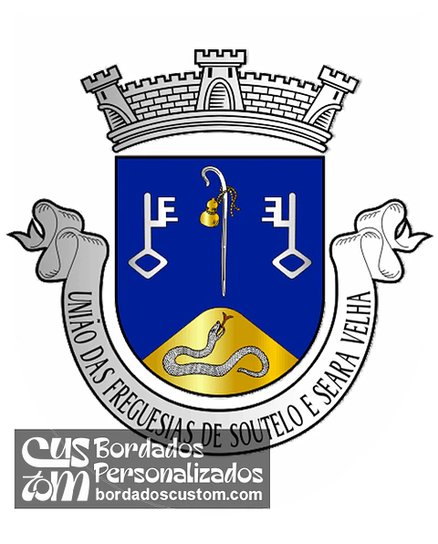 Emblema Bordado Freguesia de Soutelo e Seara Velha (Chaves, Vila Real)