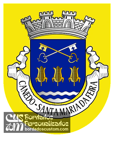 Emblema Bordado Antiga Freguesia de Canedo (Santa Maria da Feira, Aveiro)