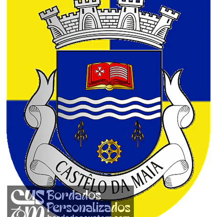 Emblema Bordado Freguesia de Castêlo da Maia (Maia, Porto) 1
