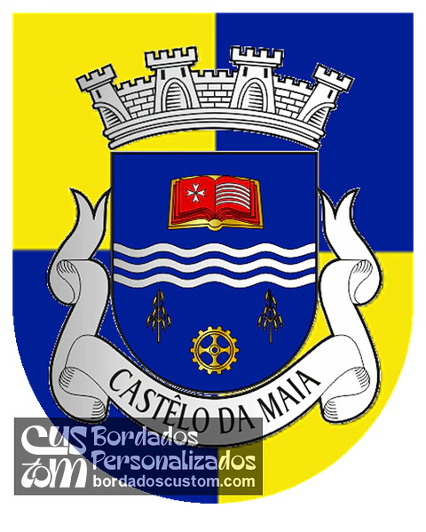 Emblema Bordado Freguesia de Castêlo da Maia (Maia, Porto)