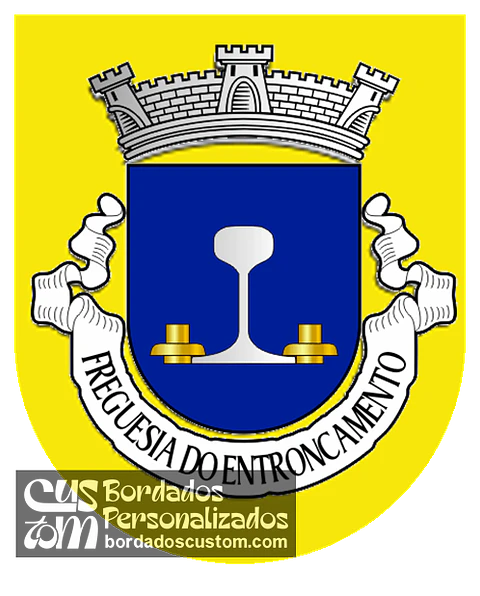 Emblema Bordado Antiga Freguesia de Entroncamento (Entroncamento, Lisboa)