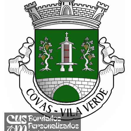 Emblema Bordado Antiga Freguesia de Covas (Vila Verde, Braga) 1