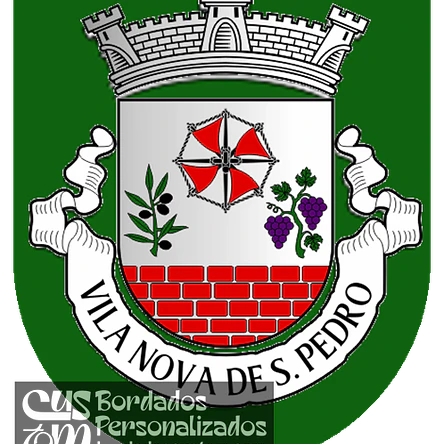 Emblema Bordado Antiga Freguesia de Vila Nova de São Pedro (Azambuja, Lisboa) 1