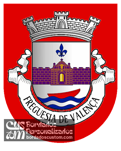 Emblema Bordado Antiga Freguesia de Valença (Valença, Viana do Castelo)