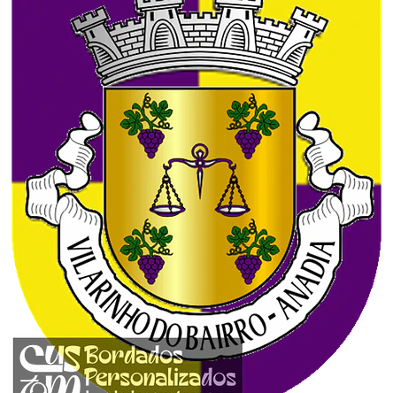 Emblema Bordado Freguesia de Vilarinho do Bairro (Anadia, Aveiro) 1