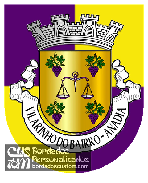 Emblema Bordado Freguesia de Vilarinho do Bairro (Anadia, Aveiro)