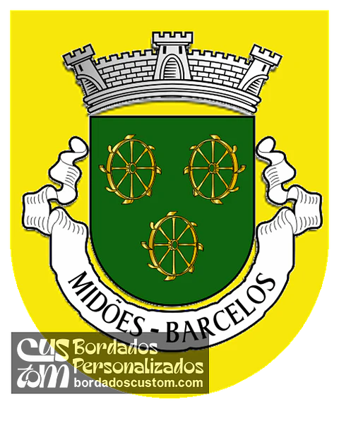 Emblema Bordado Antiga Freguesia de Midões (Barcelos, Braga)