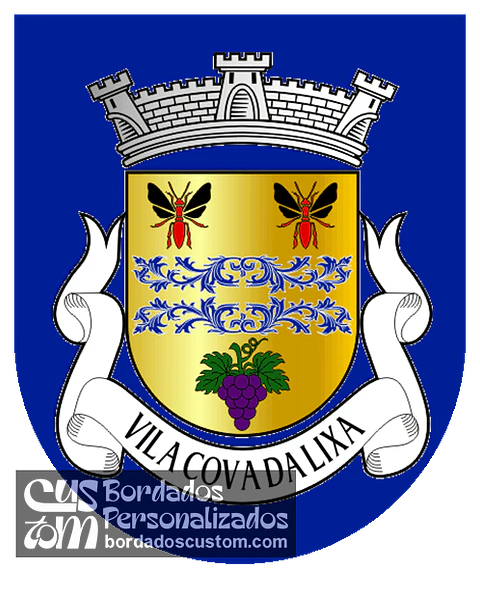 Emblema Bordado Antiga Freguesia de Vila Cova da Lixa (Felgueiras, Porto)