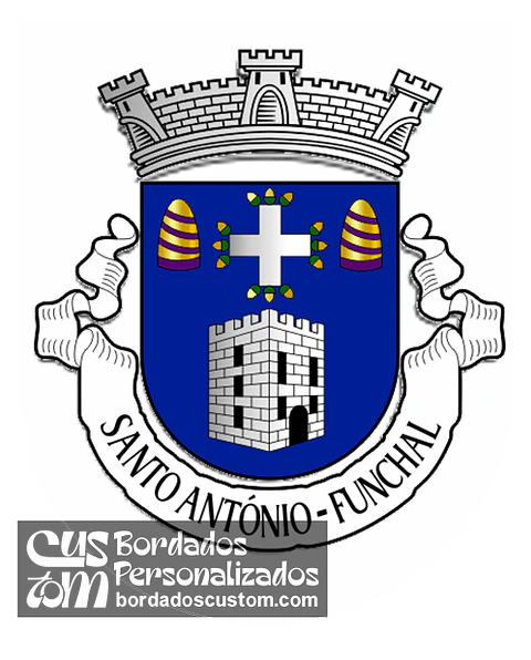 Emblema Bordado Freguesia de Santo António (Funchal, Madeira)