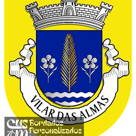 Emblema Bordado Antiga Freguesia de Vilar das Almas (Ponte de Lima, Viana do Castelo) 1