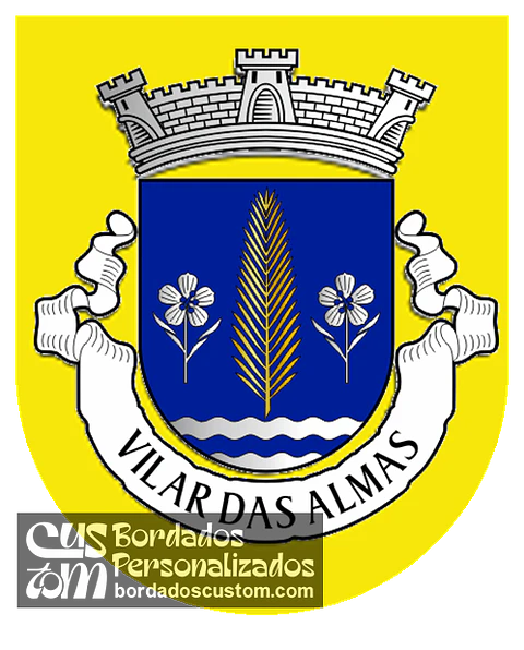 Emblema Bordado Antiga Freguesia de Vilar das Almas (Ponte de Lima, Viana do Castelo)