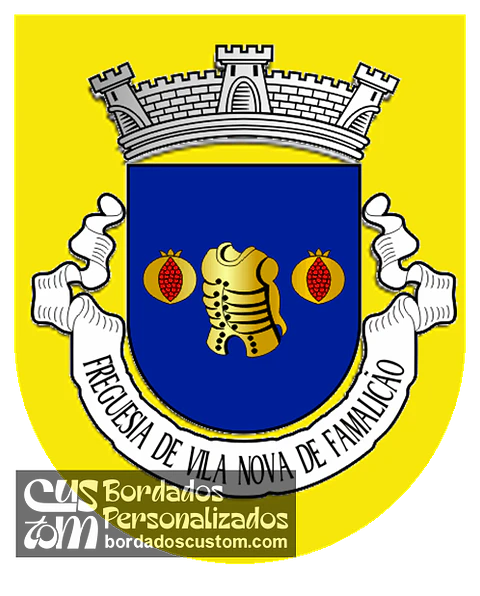Emblema Bordado Antiga Freguesia de Vila Nova de Famalicão (Vila Nova de Famalicão, Braga)