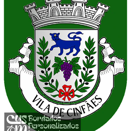 Emblema Bordado Município de Cinfães (Viseu) 1
