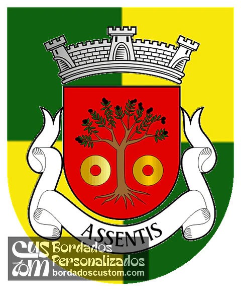 Emblema Bordado Freguesia de Assentis (Torres Novas, Santarém)