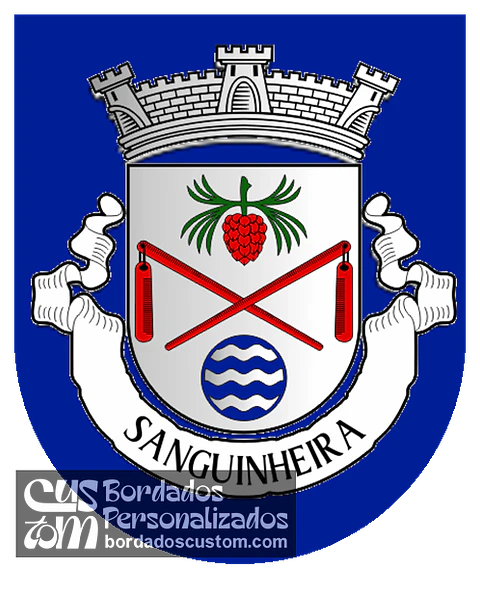 Emblema Bordado Freguesia de Sanguinheira (Cantanhede, Coimbra)