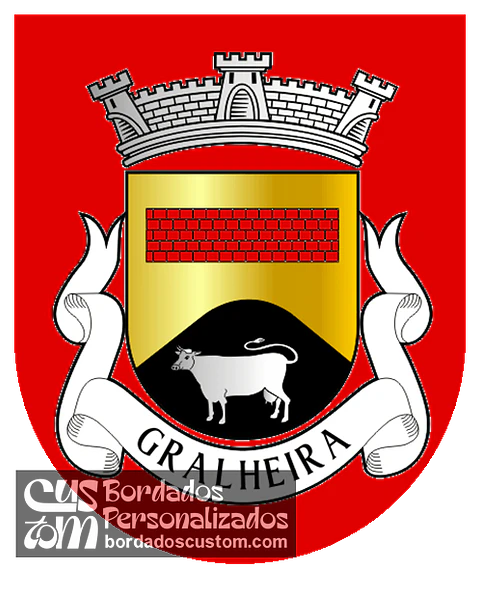 Emblema Bordado Antiga Freguesia de Gralheira (Cinfães, Viseu)