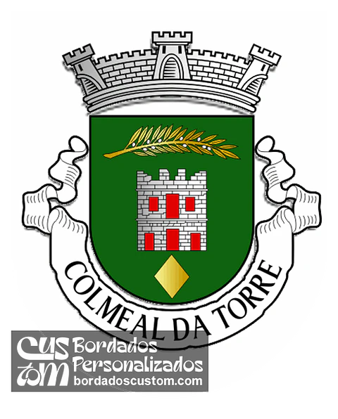 Emblema Bordado Antiga Freguesia de Colmeal da Torre (Belmonte, Castelo Branco)