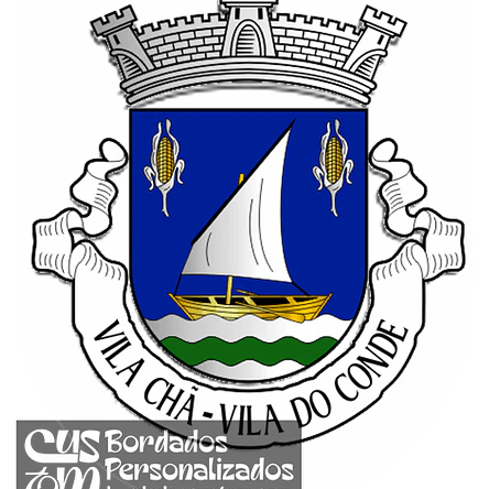 Emblema Bordado Freguesia de Vila Chã (Vila do Conde, Porto) 1
