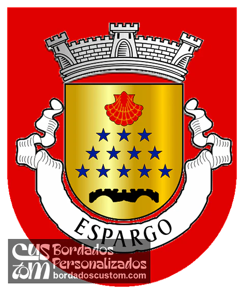 Emblema Bordado Antiga Freguesia de Espargo (Santa Maria da Feira, Aveiro)