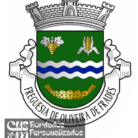 Emblema Bordado Antiga Freguesia de Oliveira de Frades (Oliveira de Frades, Viseu) 1
