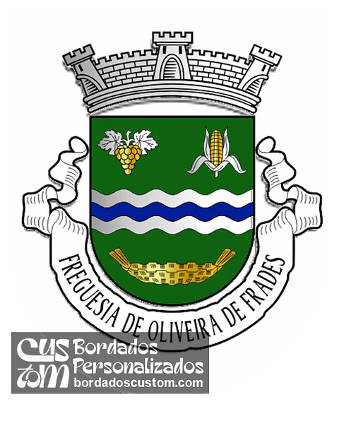 Emblema Bordado Antiga Freguesia de Oliveira de Frades (Oliveira de Frades, Viseu)