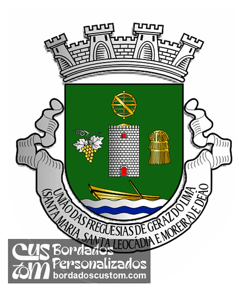 Emblema Bordado Freguesia de Geraz do Lima (Santa Maria, Santa Leocádia e Moreira) e Deão (Viana do Castelo, Viana do Castelo)