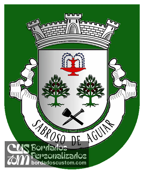 Emblema Bordado Freguesia de Sabroso de Aguiar (Vila Pouca de Aguiar, Vila Real)