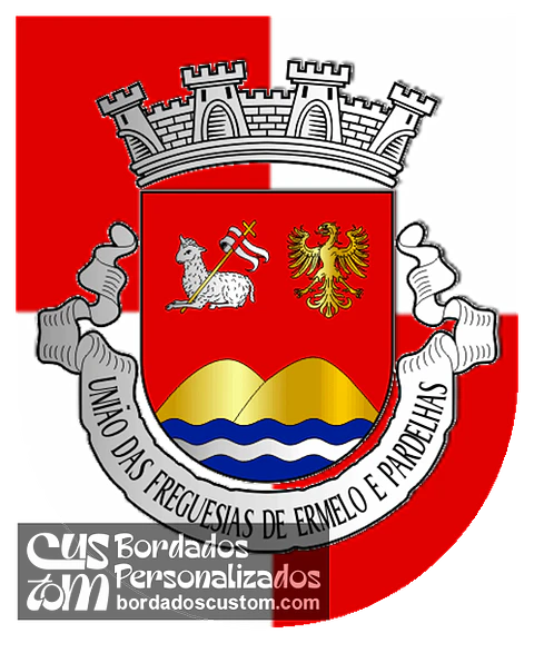 Emblema Bordado Freguesia de Ermelo e Pardelhas (Mondim de Basto, Vila Real)
