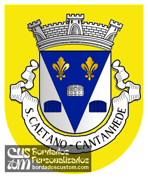 Emblema Bordado Freguesia de São Caetano (Cantanhede, Coimbra)