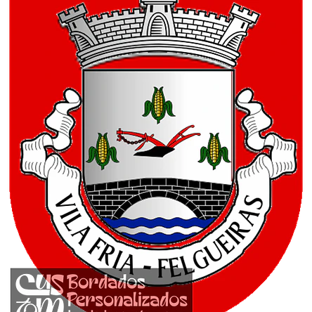 Emblema Bordado Antiga Freguesia de Vila Fria (Felgueiras, Porto) 1