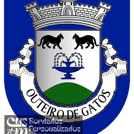 Emblema Bordado Antiga Freguesia de Outeiro de Gatos (Mêda, Guarda) 1