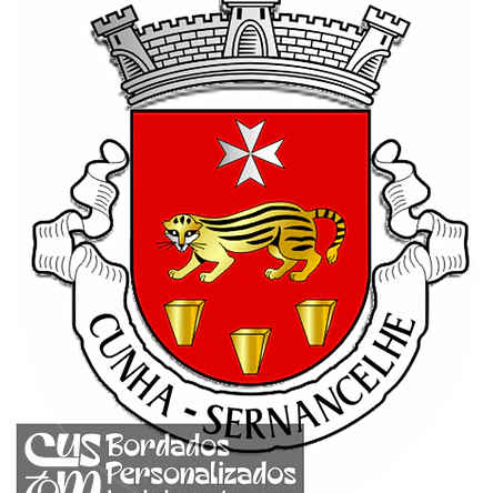 Emblema Bordado Freguesia de Cunha (Sernancelhe, Viseu) 1