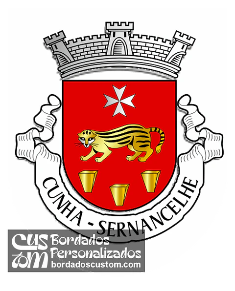 Emblema Bordado Freguesia de Cunha (Sernancelhe, Viseu)