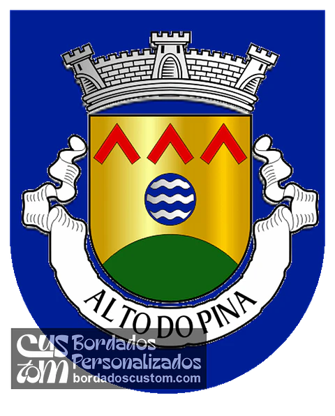 Emblema Bordado Antiga Freguesia de Alto do Pina (Lisboa, Lisboa)