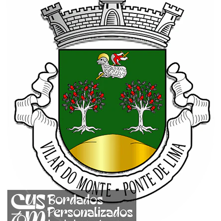 Emblema Bordado Antiga Freguesia de Vilar do Monte (Ponte de Lima, Viana do Castelo) 1