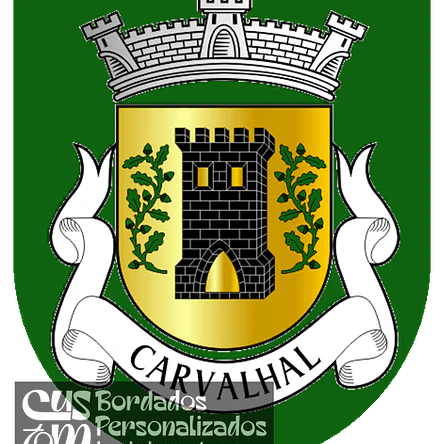 Emblema Bordado Freguesia de Carvalhal (Bombarral, Leiria) 1
