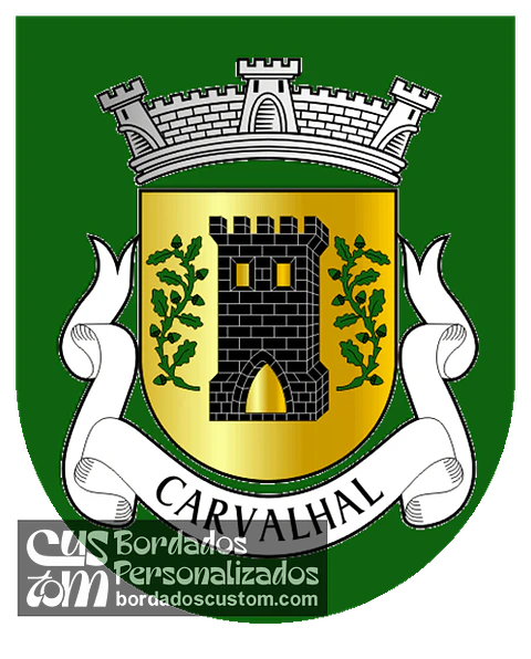 Emblema Bordado Freguesia de Carvalhal (Bombarral, Leiria)