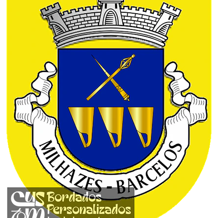 Emblema Bordado Antiga Freguesia de Milhazes (Barcelos, Braga) 1