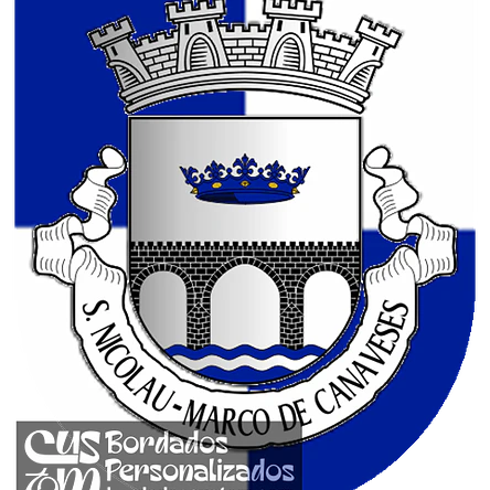 Emblema Bordado Antiga Freguesia de São Nicolau (Marco de Canaveses, Porto) 1