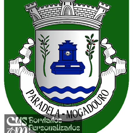 Emblema Bordado Freguesia de Paradela (Mogadouro, Bragança) 1